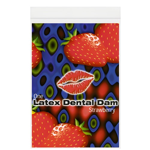 Latex Dental Dam Strawberry - Placer Seguro