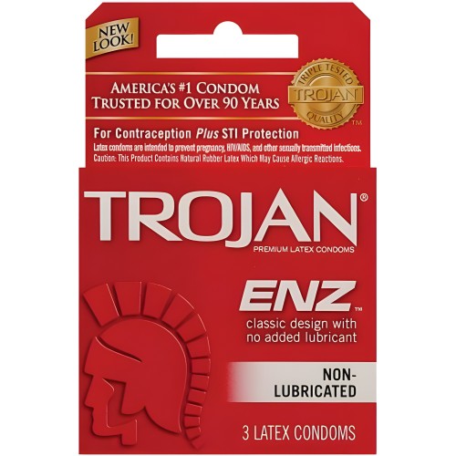 Trojan Enz Non-Lubricated Condoms
