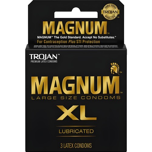 Trojan Magnum XL 3 Pack Condoms