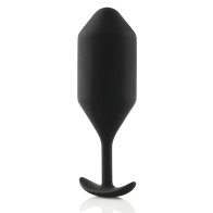 B-Vibe Snug Plug 5 - Black - Large Butt Plug