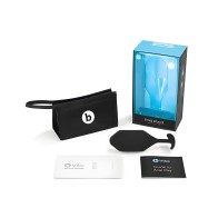 B-Vibe Snug Plug 5 - Black - Large Butt Plug