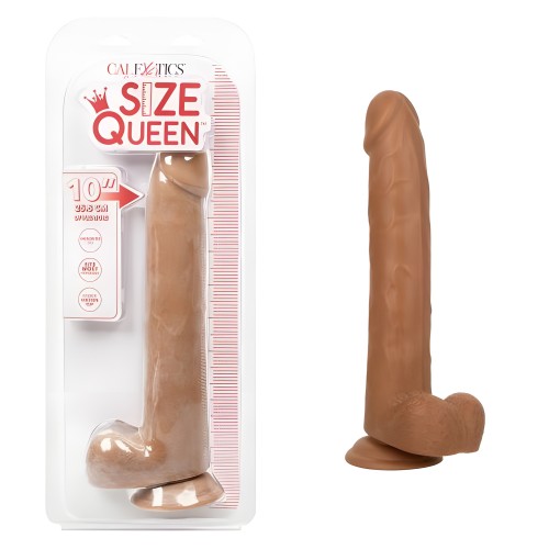 Size Queen 10in Marrón - Satisfacción Máxima