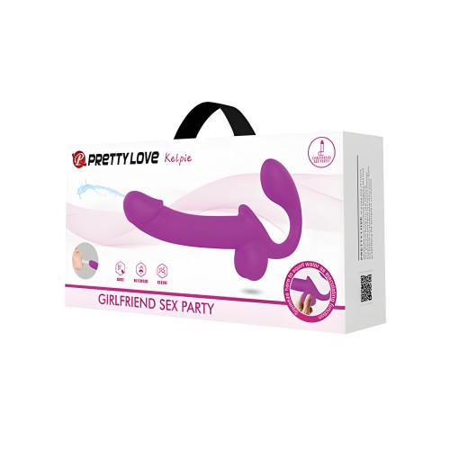 Pretty Love Kelpie Strap-On Sin Cinturón - Fucsia
