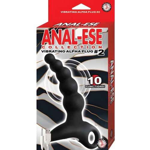 Plug Vibrador Alpha #2 - Negro