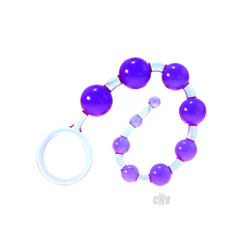 Kinx Dragonz Tail Anal Beads Violet OS