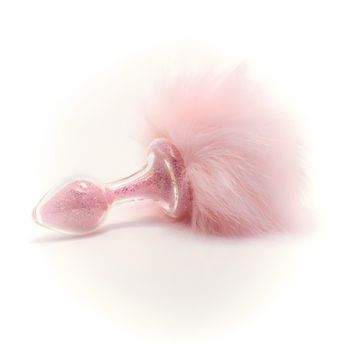 Cola de Conejo Magnética Crystal Delights - Rosa