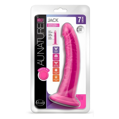 Au Naturel Bold Jack Dildo - 7 Pulgadas - Rosa