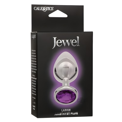 Jewel Plug Grande Amatista Morado
