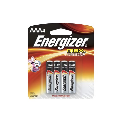 Energizer AAA 4-Pack Batteries