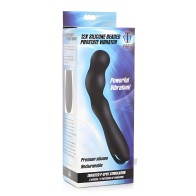 T4m Silicone Beaded Prostate Vibe Black