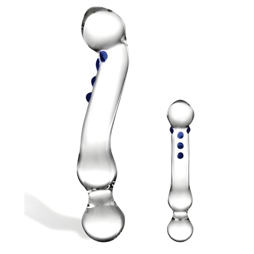 Electric Eel G Spot Glass Dildo 6in