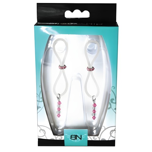 Bijoux De Nip Nipple Halos Pink Gem