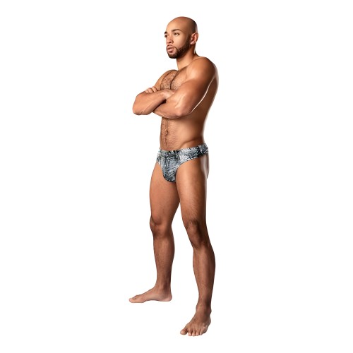 Male Power Dirty Denim Thong - Unique & Comfortable