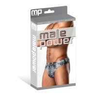 Male Power Dirty Denim Thong - Unique & Comfortable