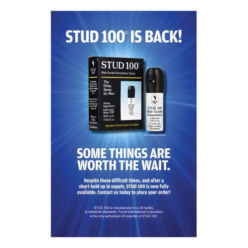 Stud 100 Male Genital Desensitizer