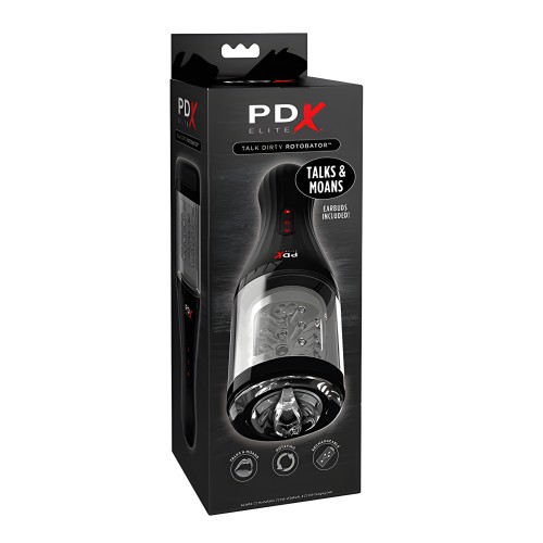 Pipedream Extreme Talk Dirty Roto-Bator - Placer Innovador