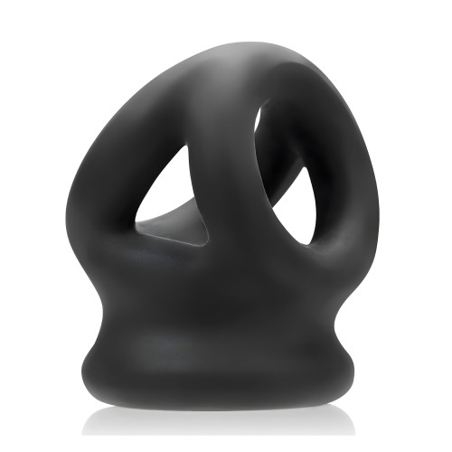 Oxballs Tri-Squeeze Cocksling/Estirador de Testículos - Hielo Negro