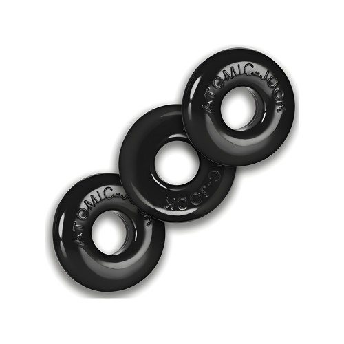 Oxballs Ringer Donut 1 - Black Pack of 3
