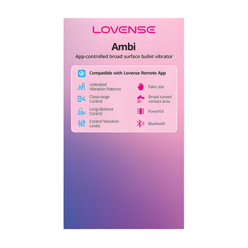 Lovense Ambi Bullet - Pink
