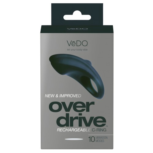 VeDO Overdrive Plus Rechargeable C Ring - Just Black