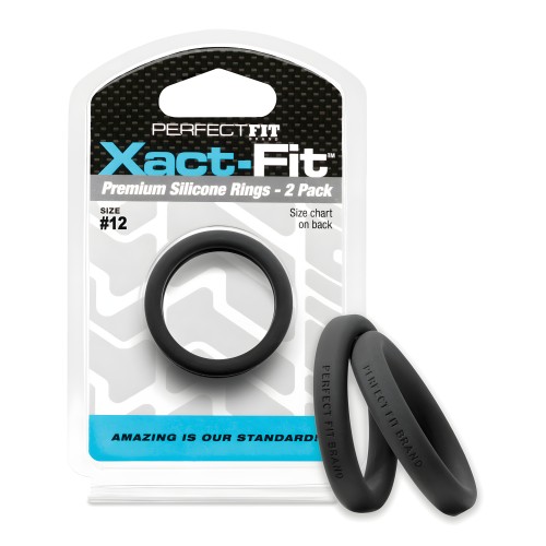 Perfect Fit Xact Fit #12 - Black Pack of 2