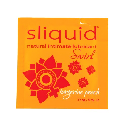 Sliquid Naturals Swirl Lubricant - Peach