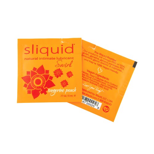 Sliquid Naturals Swirl Lubricant - Peach