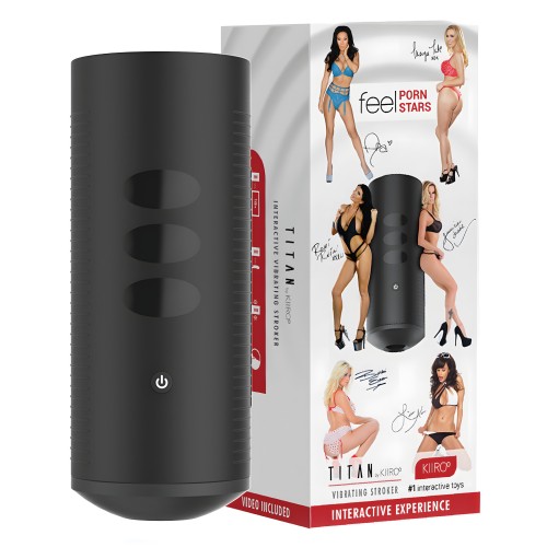 Kiiroo Titan The Experience Estimulador Vibrante Interactivo - Negro
