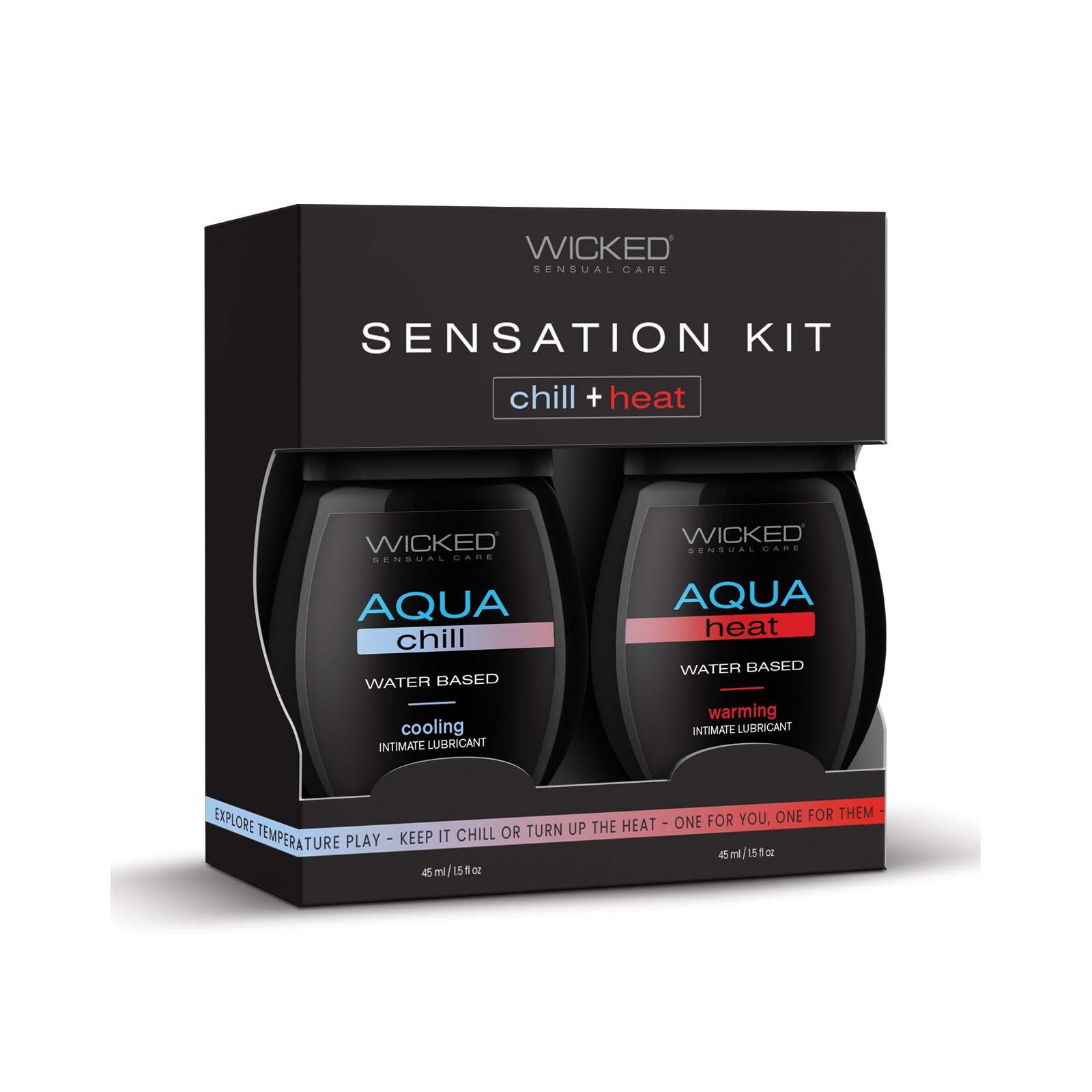 Kit de Sensación Wicked Sensual Care - Lubricantes Calientes y Fríos Kit de Sensación Wicked Sensual Care - Lubricantes Calientes y Fríos