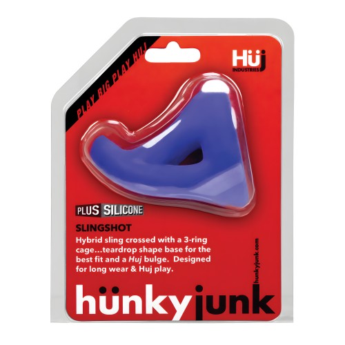 Hunky Junk Slingshot 3 Ring Teardrop - Cobalt