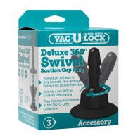Plug de Succión Vac-U-Lock - Negro
