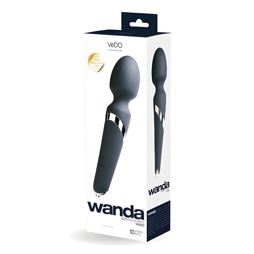 VeDO Wanda Rechargeable Wand - Just Black