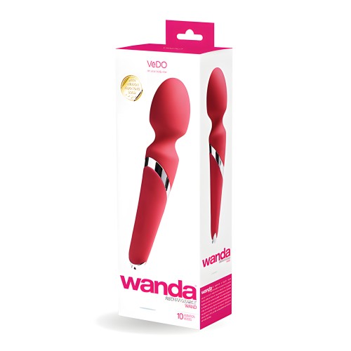 VeDO Wanda Rechargeable Wand - Foxy Pink