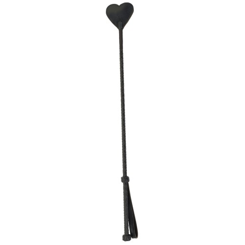 Caña en Forma de Corazón Spartacus - Cuero Marrón - Accesorio BDSM