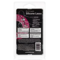 E-Z Cinch Silicone Lasso Ring - Black