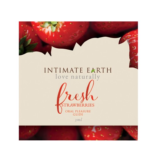 Lubricante Intimate Earth Foil - 3 ml Fresas Frescas
