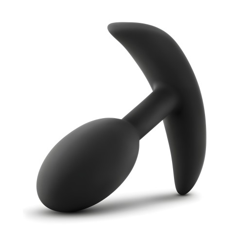 Blush Luxe Wearable Vibra Slim Plug Small - Black