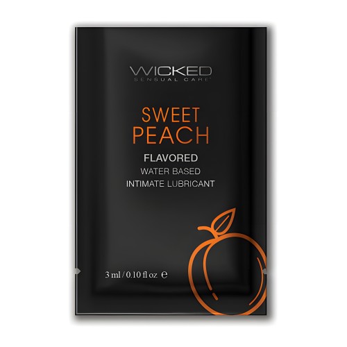 Wicked Aqua Durazno Dulce - Lubricante Saborizado
