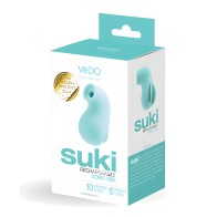 VeDO Suki Rechargeable Vibrating Sucker - Tease Me Turquoise