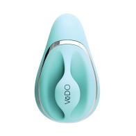 VeDO Suki Rechargeable Vibrating Sucker - Tease Me Turquoise