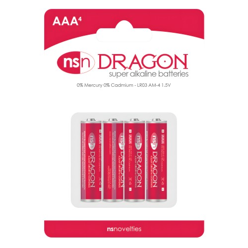 Dragon Alkaline Batteries - Pack of 4