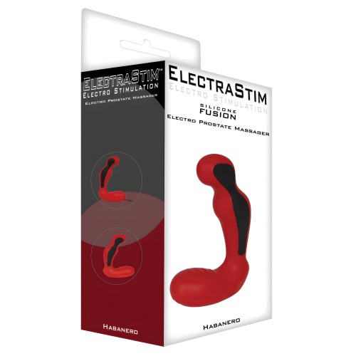Masajeador de Próstata ElectraStim Habanero - Rojo/Negro