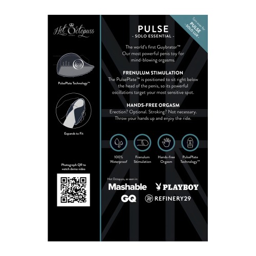 Hot Octopuss Pulse Solo Essential - Black