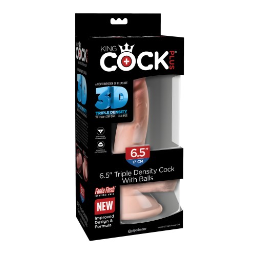 Dildo King Cock Plus Triple Densidad