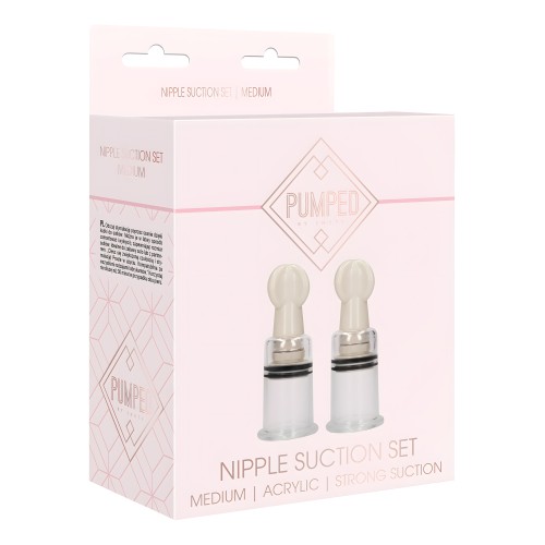 Set de Succión de Pezones Shots Pumped