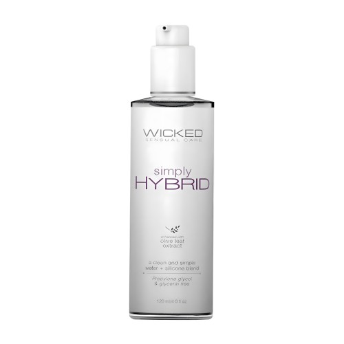 Lubricante Wicked Sensual Care Simply Hybrid - 4 oz