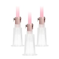 Shots Pumped Set de Bombas para Clítoris y Pezones