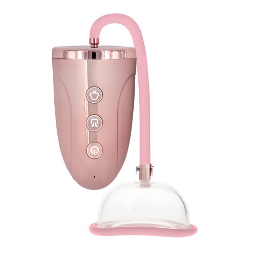 Bomba Recargable Rosa Oro