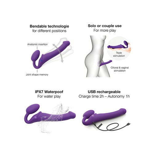 Strap On Me Vibrador Strapless y Flexible