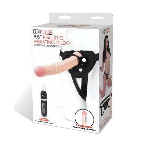 Lux Fetish 8.5" Realistic Vibrating Dildo